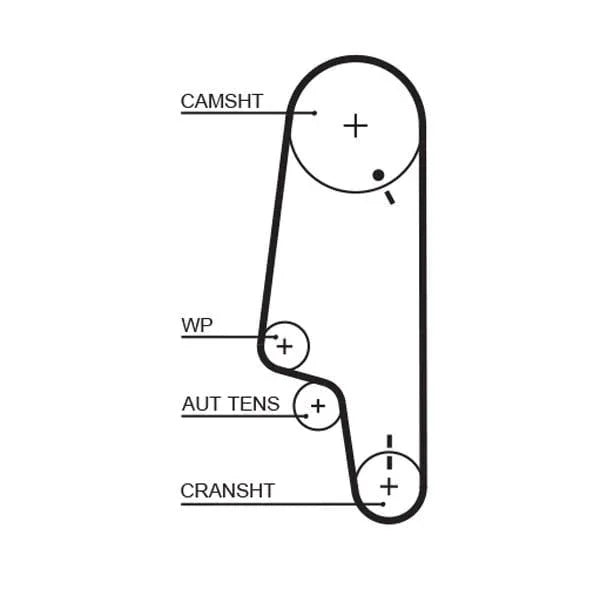 Gates Timing Belt PowerGrip 5427XS - image 2