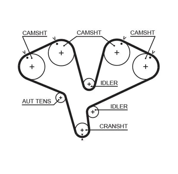Gates Timing Belt PowerGrip 5453XS - image 2