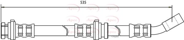 Apec Brake Hose HOS3034 - image 2