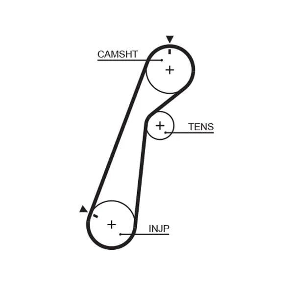 Gates Timing Belt PowerGrip 5478XS - image 2