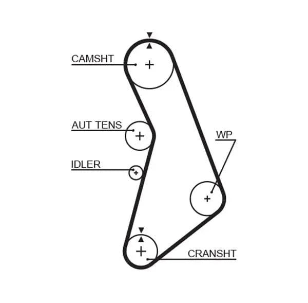 Gates Timing Belt PowerGrip 5491XS - image 2