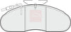 Apec Brake Pads Set PAD838 thumbnail