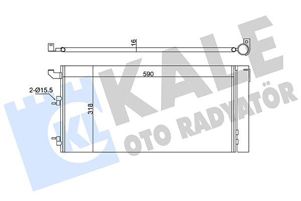 NRF Air Conditioning Condenser 350570 - image 2