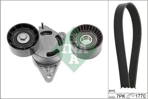 INA Drive Belt Kit 529013610 - image 2