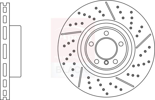 Apec Brake Disc DSK3251B - image 2