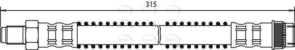 Apec Brake Hose HOS3394 - image 2