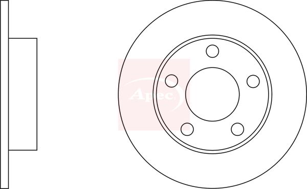 Apec Brake Disc DSK2052 - image 2
