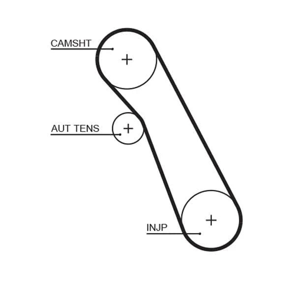 Gates Timing Belt PowerGrip 5541XS - image 2