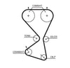 Gates Timing Belt PowerGrip 5556XS thumbnail