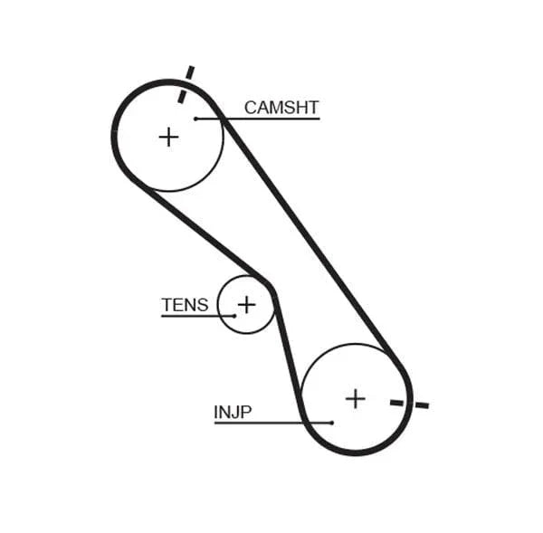 Gates Timing Belt PowerGrip 5560XS - image 2
