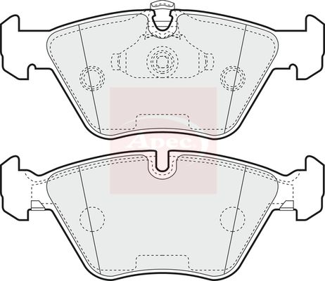 Apec Brake Pads Set PAD1065 - image 2