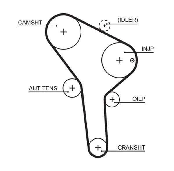 Gates Timing Belt PowerGrip 5564XS - image 2