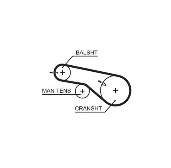 Gates Timing Belt PowerGrip 5570XS - image 2