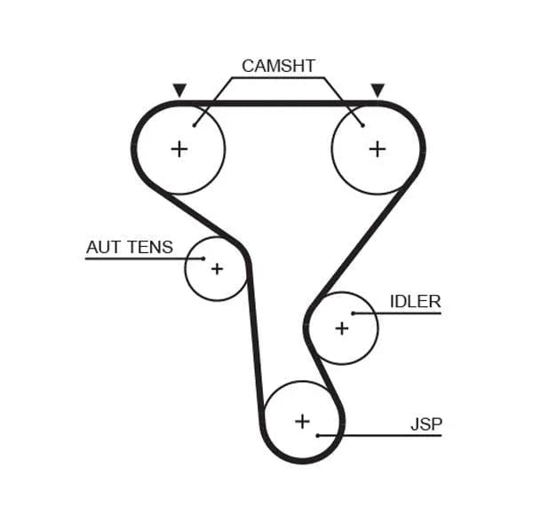 Gates Timing Belt PowerGrip 5573XS - image 2