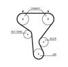 Gates Timing Belt PowerGrip 5573XS thumbnail