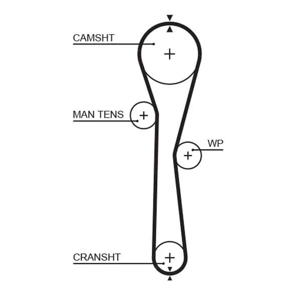 Gates Timing Belt PowerGrip 5577XS - image 2