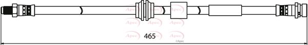 Apec Brake Hose HOS3929 - image 2
