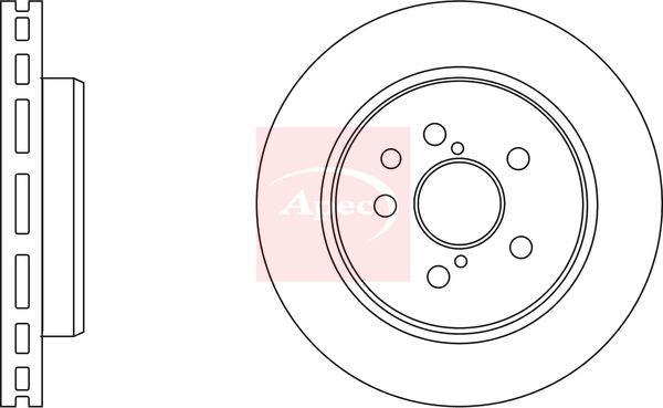 Apec Brake Disc DSK2558 - image 2