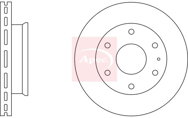 Apec Brake Disc DSK2806 - image 2