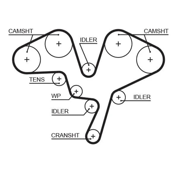Gates Timing Belt PowerGrip 5602XS - image 2