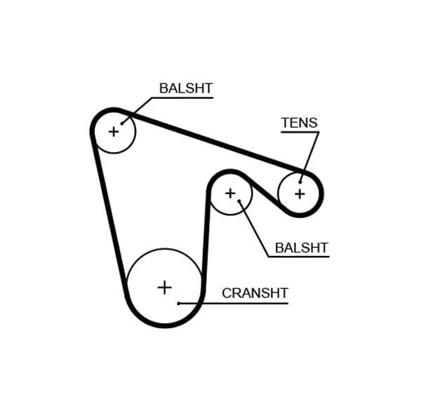 Gates Timing Belt PowerGrip 5619XS - image 2