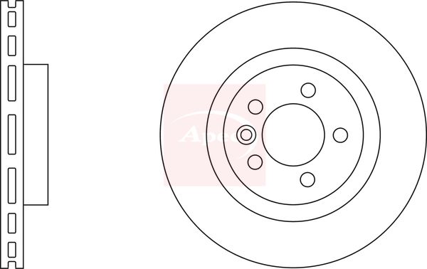 Apec Brake Disc DSK2254 - image 2