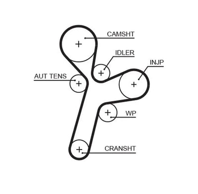 Timing Belt Gates PowerGrip® 5634XS - tradevehicleparts.co.uk