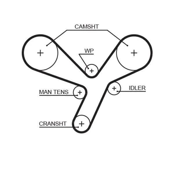 Gates Timing Belt PowerGrip 5642XS - image 2