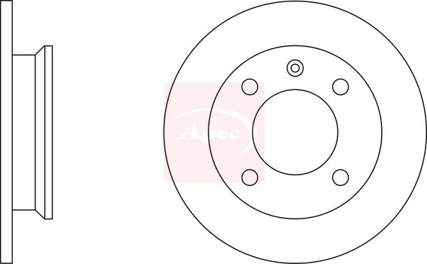 Apec Brake Disc DSK133 - image 2