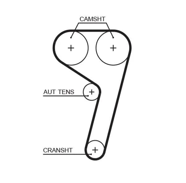 Gates Timing Belt PowerGrip 5669XS - image 2
