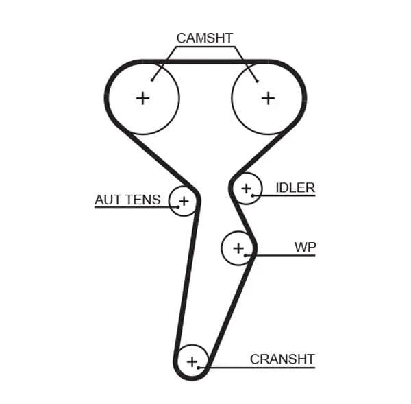 Gates Timing Belt PowerGrip 5671XS - image 2