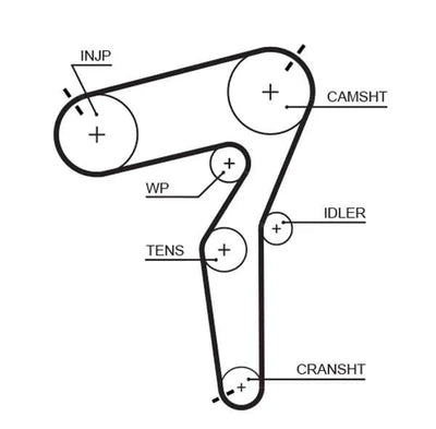 Timing Belt Gates PowerGrip® 5684XS - tradevehicleparts.co.uk