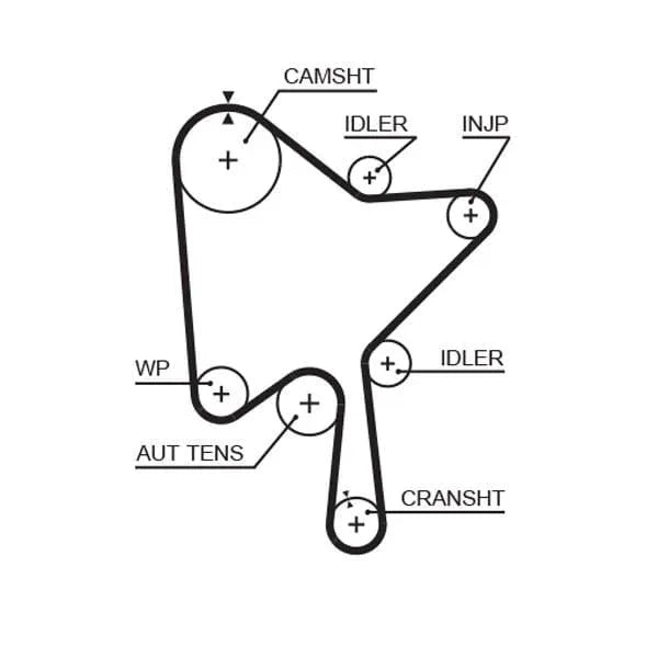 Gates Timing Belt PowerGrip 5686XS - image 2