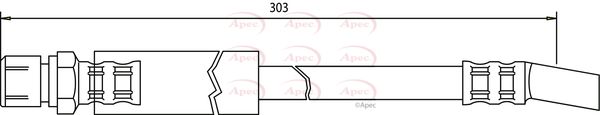 Apec Brake Hose HOS3356 - image 2