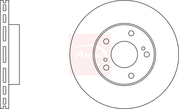 Apec Brake Disc DSK690 - image 2