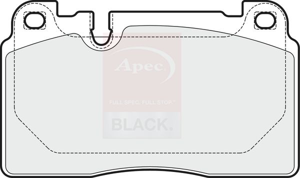 Apec Brake Pads Set PAD1936B - image 2