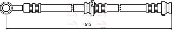 Apec Brake Hose HOS3326 - image 2