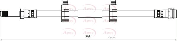 Apec Brake Hose HOS4102 - image 2