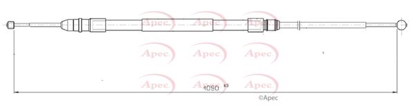 Apec Handbrake Cable CAB1811 - image 2