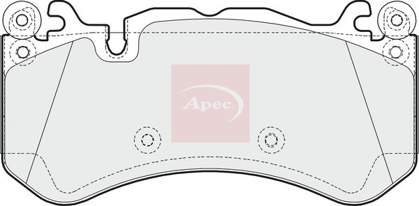 Apec Brake Pads Set PAD1616 - image 2