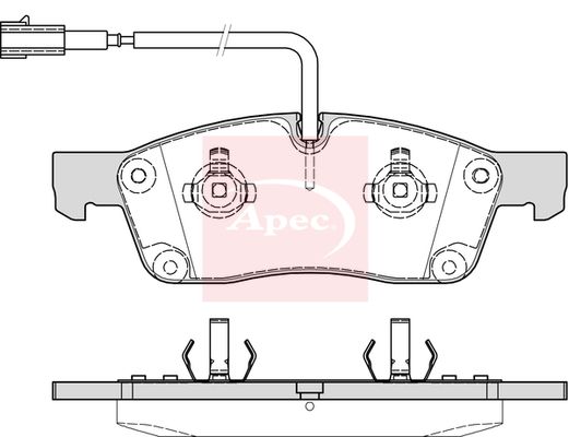 Apec Brake Pads Set PAD2227 - image 2