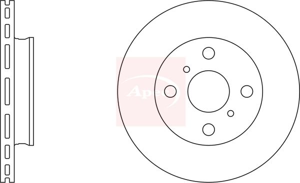 Apec Brake Disc DSK238 - image 2
