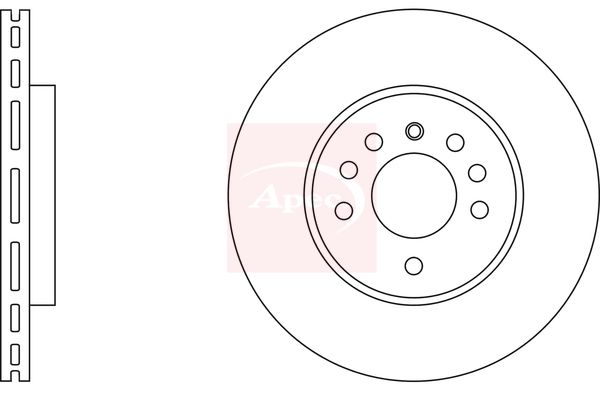 Apec Brake Disc DSK578 - image 2