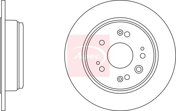 Apec Brake Disc DSK2495 - image 2