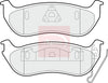 Apec Brake Pads Set PAD1601 thumbnail