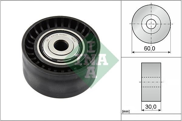 INA Drive Belt Deflection Guide Pulley 532053410 - image 2