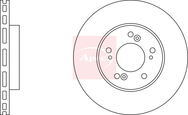 Apec Brake Disc DSK2204 - image 2