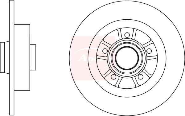 Apec Brake Disc DSK2824 - image 2
