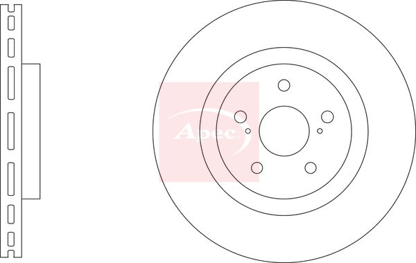 Apec Brake Disc DSK4165 - image 2