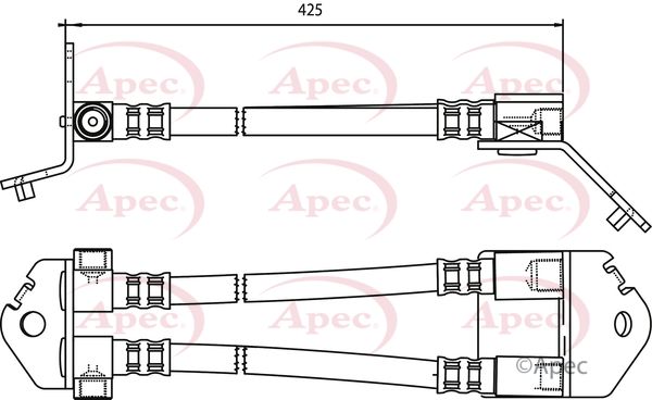 Apec Brake Hose HOS3555 - image 2